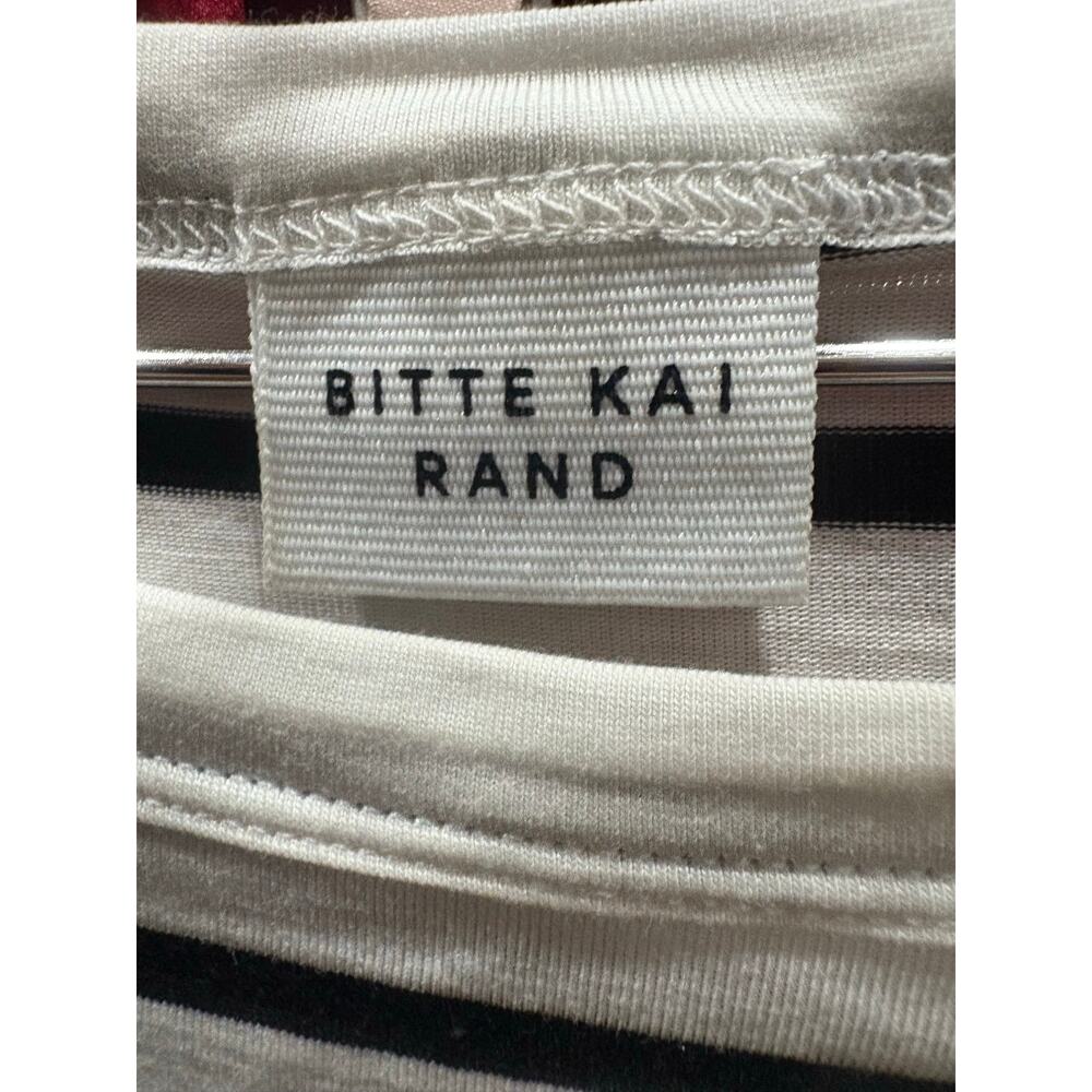 NWOT Bitte Kai Rand Black and White Popeye Jersey Blouse Size Small - Picture 4 of 7